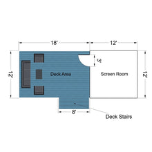 Load image into Gallery viewer, Screen Room Design