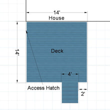 Load image into Gallery viewer, Small Deck Design