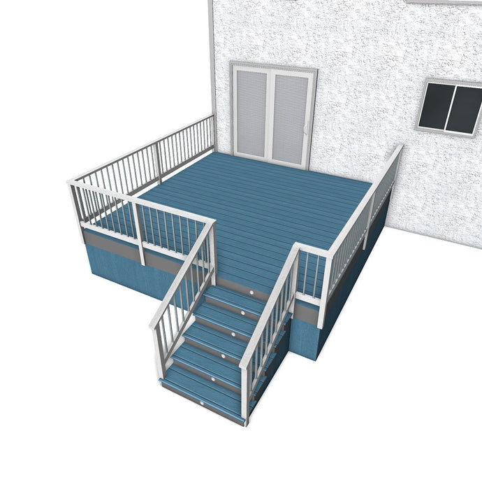 Small Deck Construction Plans - Single Tier