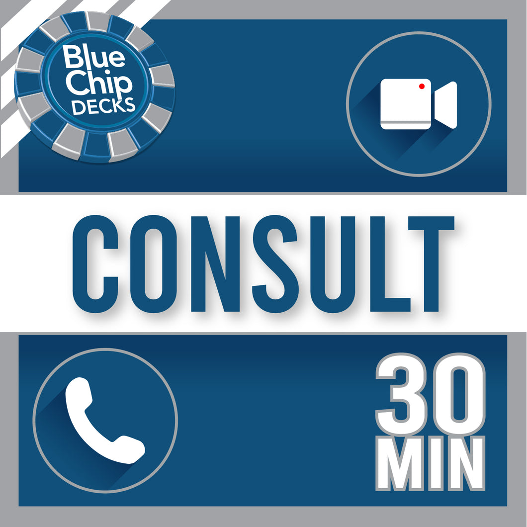 30 Minute Consultation Via Phone | Video | Screen Share
