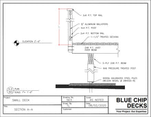 Load image into Gallery viewer, Small Deck Construction Plans - Single Tier