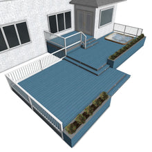 Load image into Gallery viewer, Large Deck Construction Plans - Three Tier