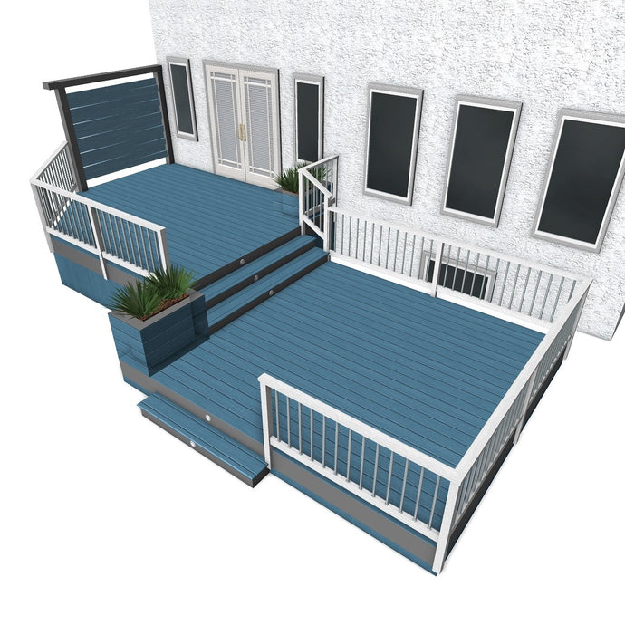 Medium Deck Construction Plans - Two Tier